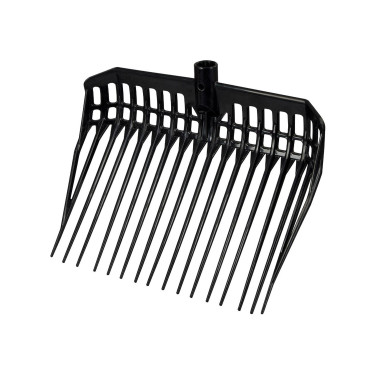 Cabeça de forquilha para aparas EcoFork Kerbl Preto Cabeça de forquilha para aparas EcoFork Kerbl Preto