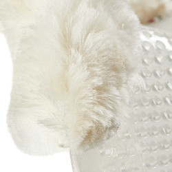 Amortecedor de gel e lã com elevação traseira Acavallo Natural Castanho