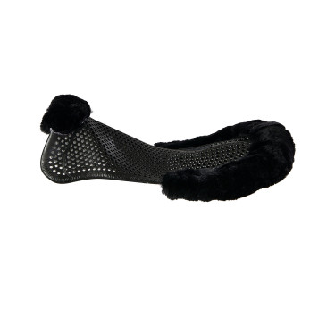 Amortecedor de gel e lã com elevação traseira Acavallo Preto