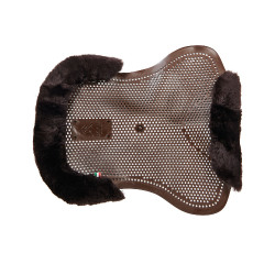 Amortecedor Acavallo Just Gel Pele de Cordeiro Castanho