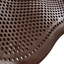 Amortecedor Acavallo Just Gel Pele de Cordeiro Castanho