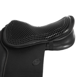 Capa de sela Acavallo Gel Out Cushion Ride 20 mm - Salto Preto