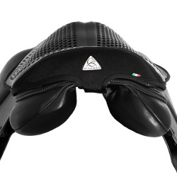 Capa de sela Acavallo Gel Out Cushion Ride 20 mm - Salto Preto