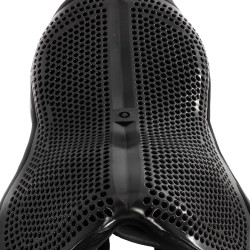 Capa de sela Acavallo Gel Out Cushion Ride 20 mm - Salto Preto