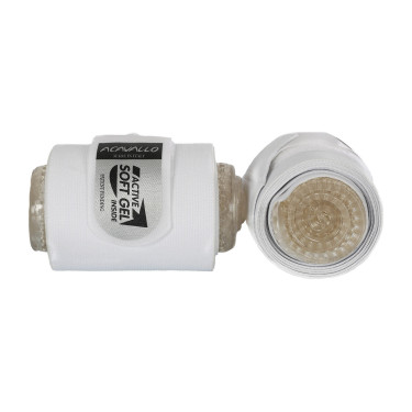 Bandagens combinadas Acavallo gel e elásticas Branco
