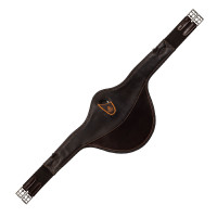 Cilindro peitoral para obstáculos em couro e gel Acavallo Preto Cilindro peitoral para obstáculos em couro e gel Acavallo Preto