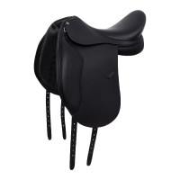 Sela de adestramento com apoios longos Aachen Equestro Preto