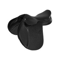 Sela de salto Veneziano com painéis de lã Acavallo Preto