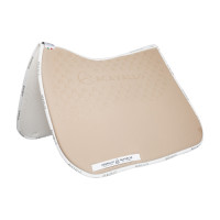 Tapete de treino em lycra com aderência em gel e parte inferior em fibra de bambu Acavallo Areia / branco Bege Tapete de treino em lycra com aderência em gel e parte inferior em fibra de bambu Acavallo Areia / branco Bege