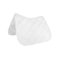 Tapete de treino em tecido técnico com logotipo GP Equestro Branco / branco Tapete de treino em tecido técnico com logotipo GP Equestro Branco / branco