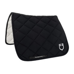 Tapis de dressage en tissu technique édition Black Line Equestro Walnut