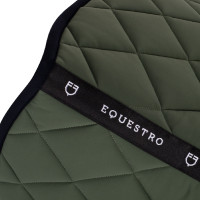Tapete de treino em tecido técnico edição Black Line Equestro Verde escuro / preto