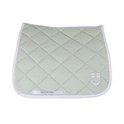 Almofada de adestramento em tecido técnico com logotipo bordado White Line Equestro Verde claro