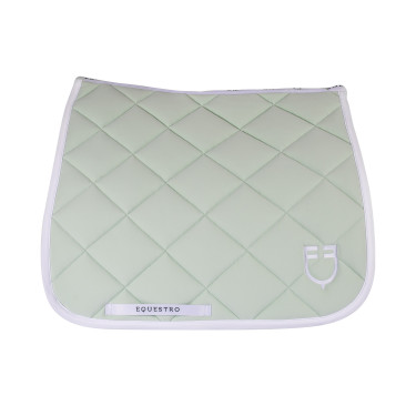 Almofada de adestramento em tecido técnico com logotipo bordado White Line Equestro Verde claro