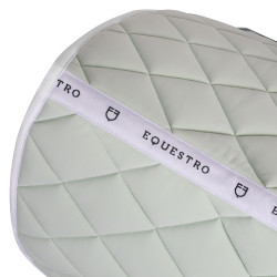 Almofada de adestramento em tecido técnico com logotipo bordado White Line Equestro Verde claro