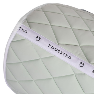 Almofada de adestramento em tecido técnico com logotipo bordado White Line Equestro Verde claro