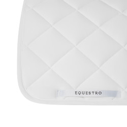 Almofada de adestramento em tecido técnico com logotipo bordado White Line Equestro Branco