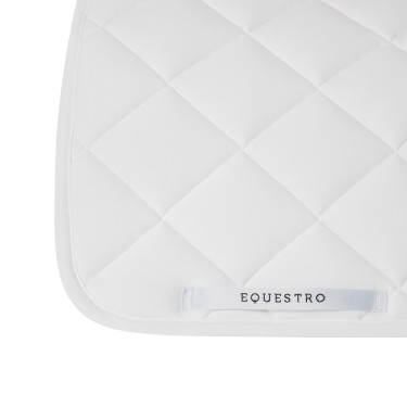 Almofada de adestramento em tecido técnico com logotipo bordado White Line Equestro Branco