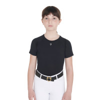 Camiseta técnica de treino infantil Equestro Marinho Azul-marinho Camiseta técnica de treino infantil Equestro Marinho Azul-marinho