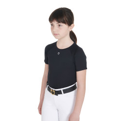 Camiseta técnica de treino infantil Equestro Camiseta técnica de treino infantil Equestro
