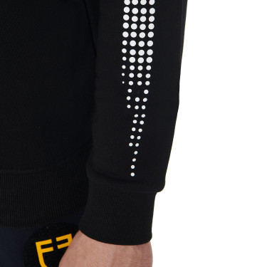 Suéter gola redonda masculino coleção Scuderia Equestro Preto