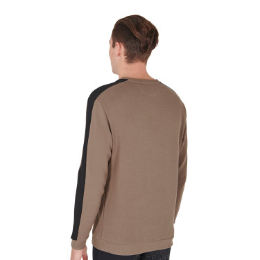Suéter de inverno masculino com gola redonda de algodão Equestro Suéter de inverno masculino com gola redonda de algodão Equestro