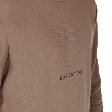 Suéter de inverno masculino com gola redonda de algodão Equestro Suéter de inverno masculino com gola redonda de algodão Equestro
