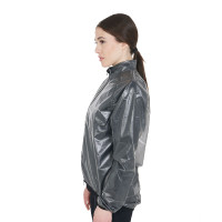 Chaqueta unisex cortavientos e impermeable Equestro Preto Chaqueta unisex cortavientos e impermeable Equestro Preto