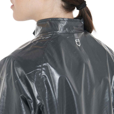 Chaqueta unisex cortavientos e impermeable Equestro Preto