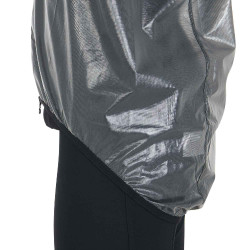 Chaqueta unisex cortavientos e impermeable Equestro Preto