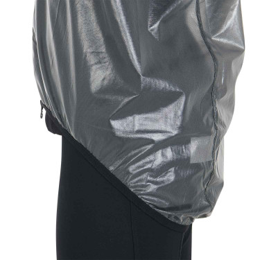 Chaqueta unisex cortavientos e impermeable Equestro Preto