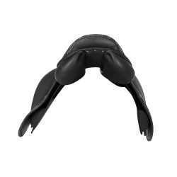 Sela de salto Modigliani com painéis em látex Acavallo Preto