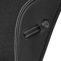 Sela de salto KC Race 2.6 Professional com armação em carbono e kevlar Acavallo Castanho escuro