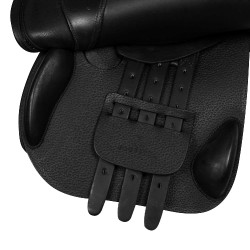 Sela de salto em couro martelado Supreme Evolution New Equestro Preto