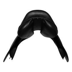 Sela de salto em couro martelado Supreme Evolution New Equestro Preto