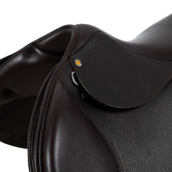 Sela de salto em couro martelado Supreme Evolution New Equestro Castanho escuro