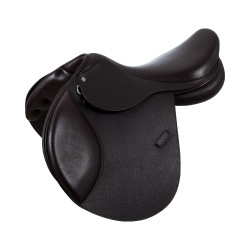 Sela de salto em couro francês martelado Supreme Evolution Equestro
