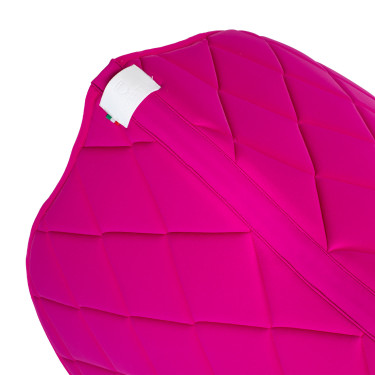Almofada de sela CSO Equestro Fúcsia / branco Rosa