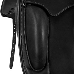 Sela de adestramento Perugino com pequenos suportes Acavallo Preto