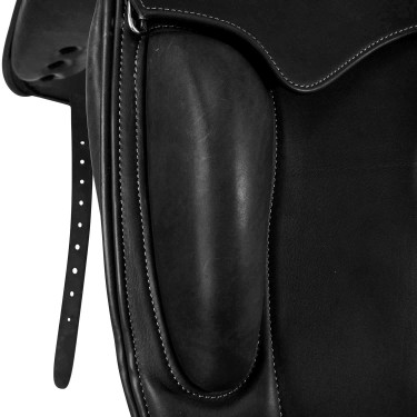 Sela de adestramento Perugino com pequenos suportes Acavallo Preto