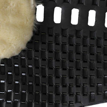 Amortecedor Piuma Respira Eva Acavallo Lã natural Preto