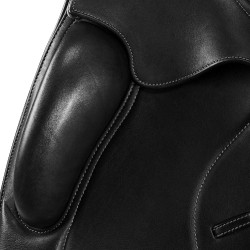 Sela de adestramento Leonardo com painéis de lã Acavallo Preto