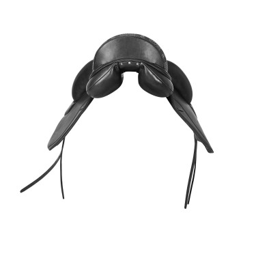 Sela de adestramento Leonardo com painéis de lã Acavallo Preto