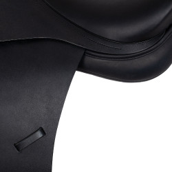 Sela de adestramento com apoios longos Aachen Equestro Preto