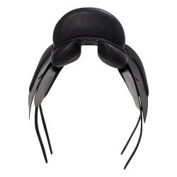 Sela de adestramento com apoios longos Aachen Equestro Preto