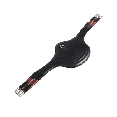 Cinturão peitoral para salto em couro Desiree Equestro Preto Cinturão peitoral para salto em couro Desiree Equestro Preto