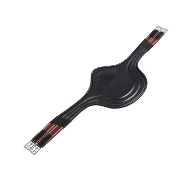 Cinturão peitoral para salto em couro Desiree Equestro Preto Cinturão peitoral para salto em couro Desiree Equestro Preto