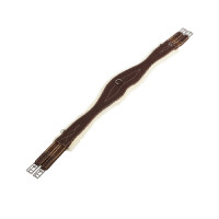 Cilha de obstáculos em couro com lã sintética Alizee Equestro Preto Cilha de obstáculos em couro com lã sintética Alizee Equestro Preto