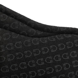 Barrigueira com protetor para salto Equestro Preto