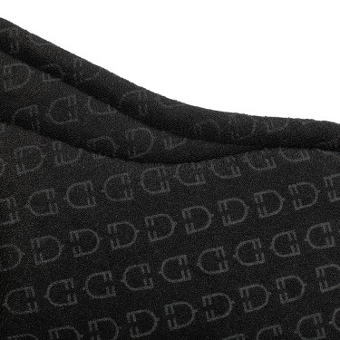 Barrigueira com protetor para salto Equestro Preto